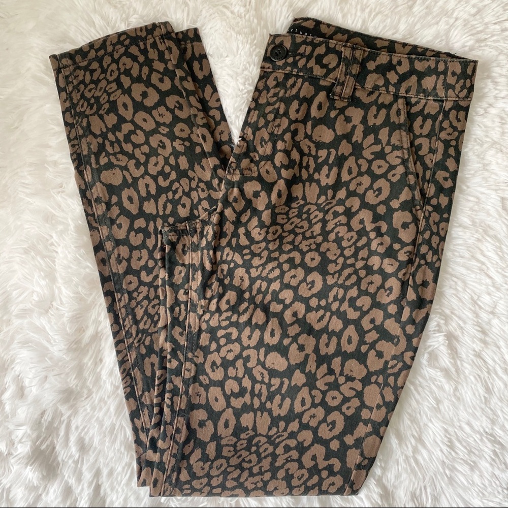 Sanctuary Leopard Twill Pants
